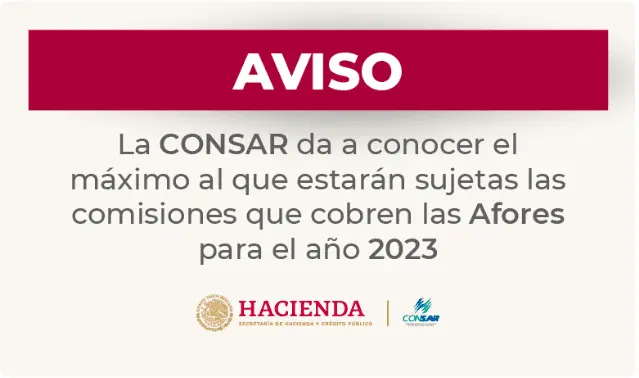 Comisiones afores 2023