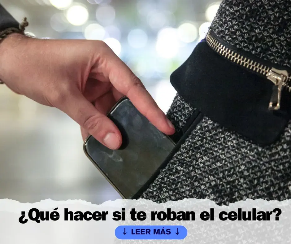 Esto es lo que debes hacer si te roban el celular.
