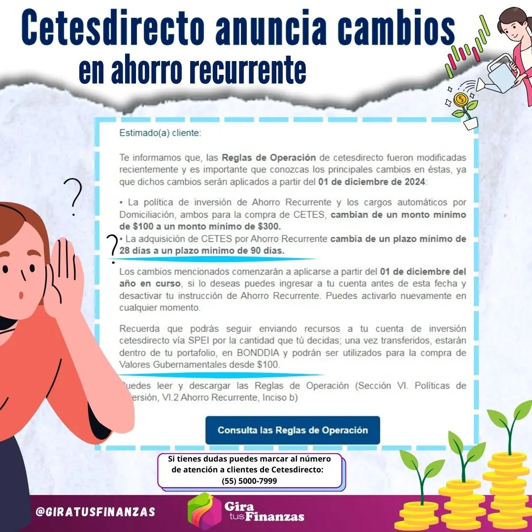 Cetesdirecto cambia límite de inversión