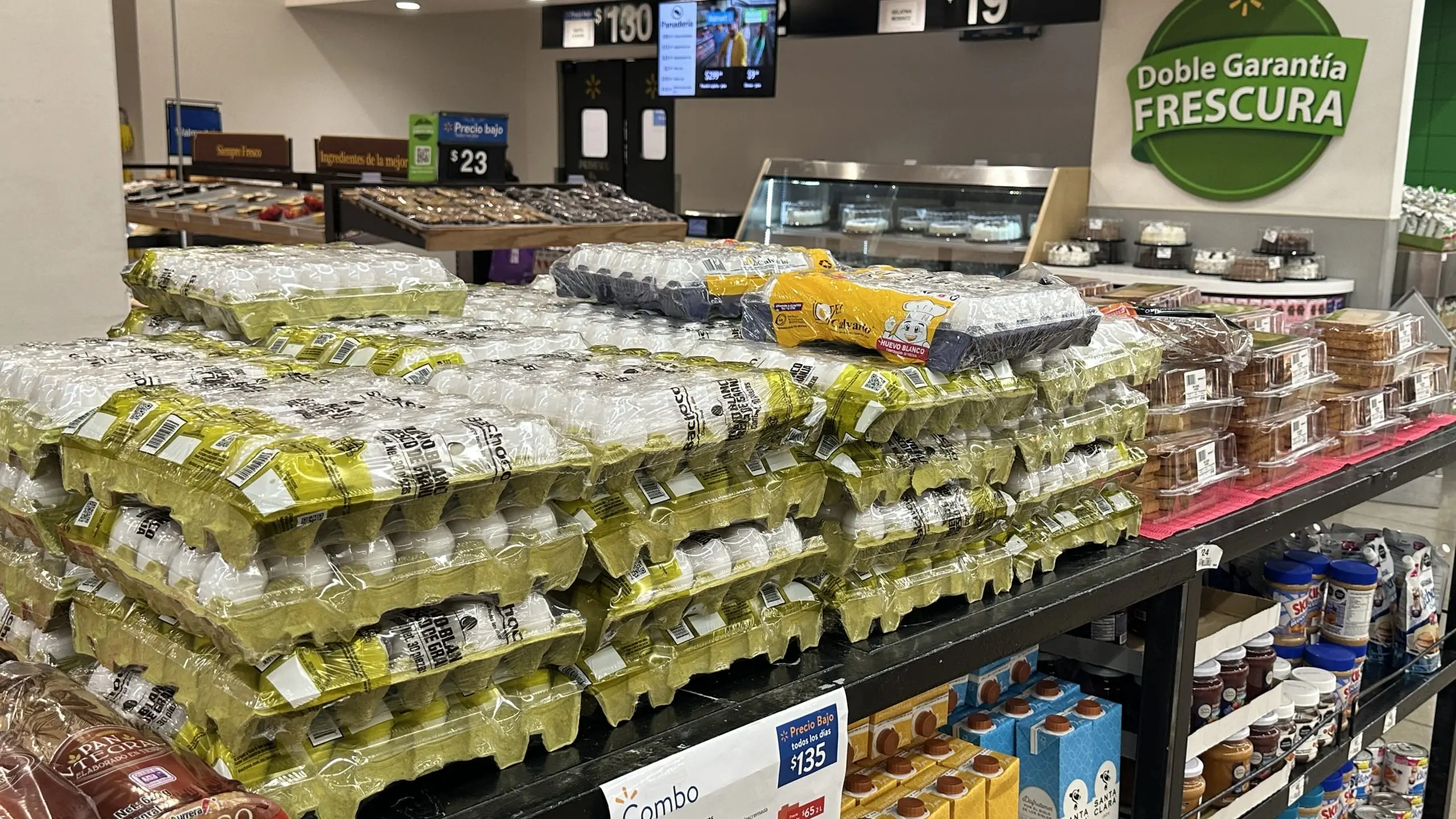 La inflación en México promovida por aumentos de precios en los huevos