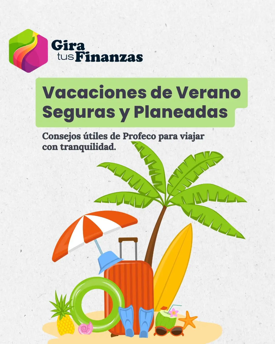 Ilustración sobre las vacaciones de verano