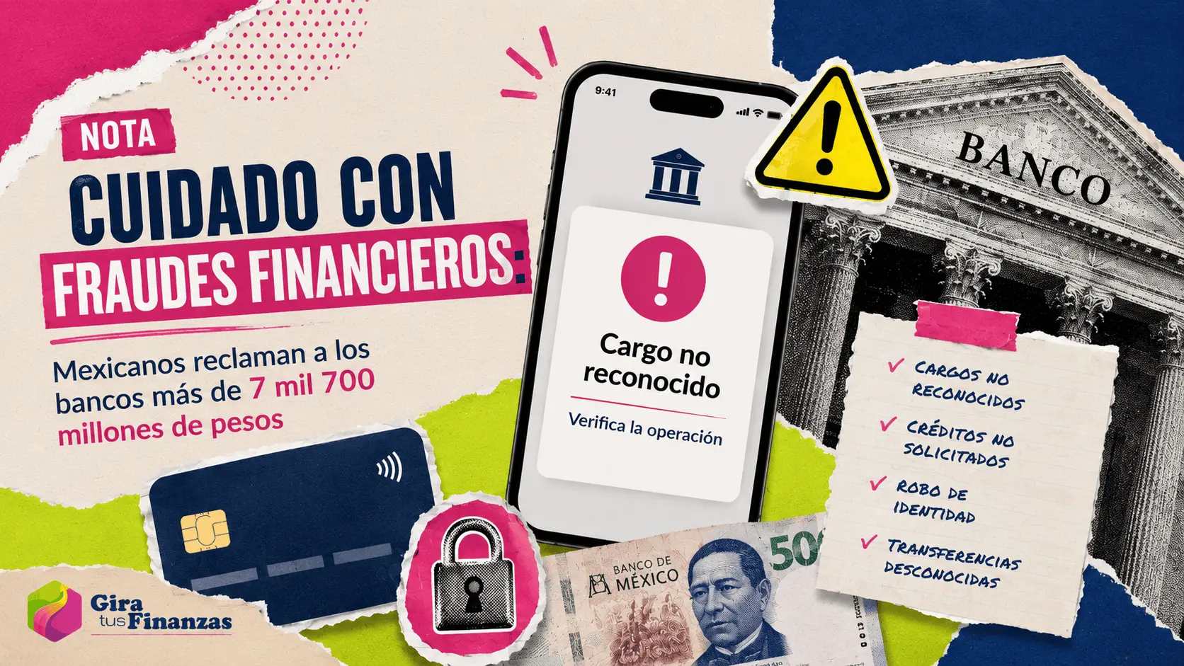 Fraudes bancarios, así puedes prevenirlos