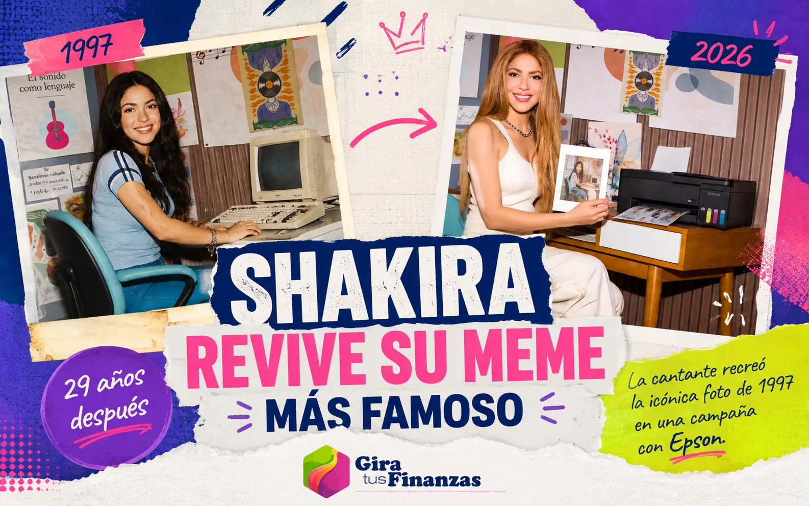 Shakira revive su meme más famoso