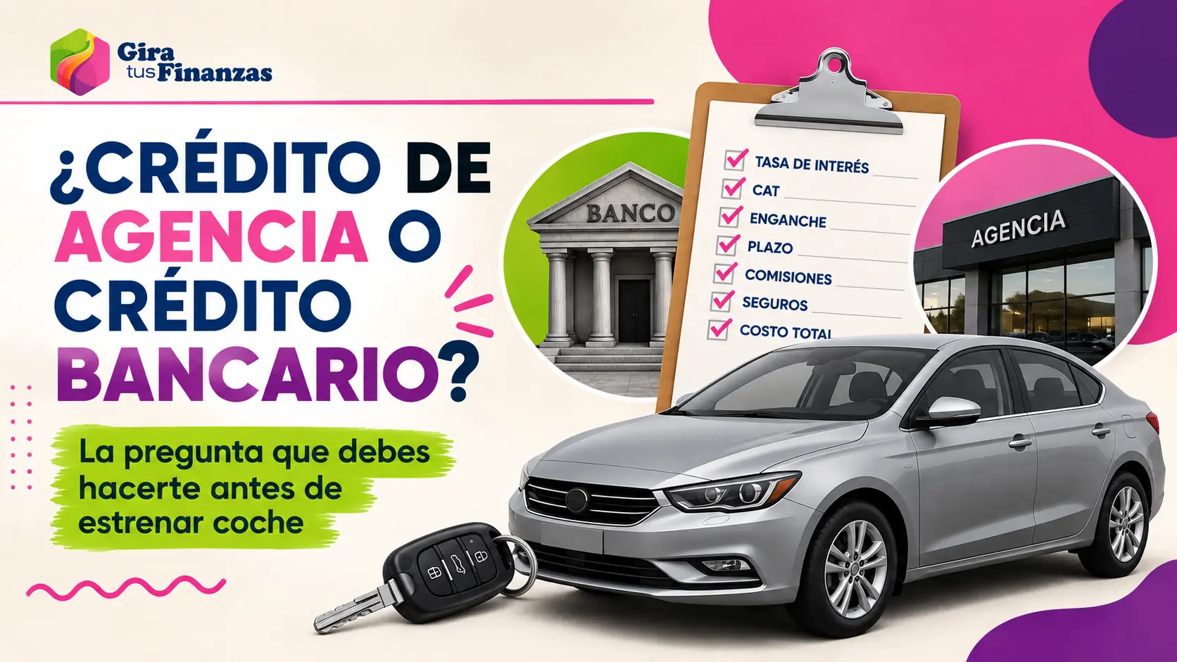crédito automotriz bancario o de agencia