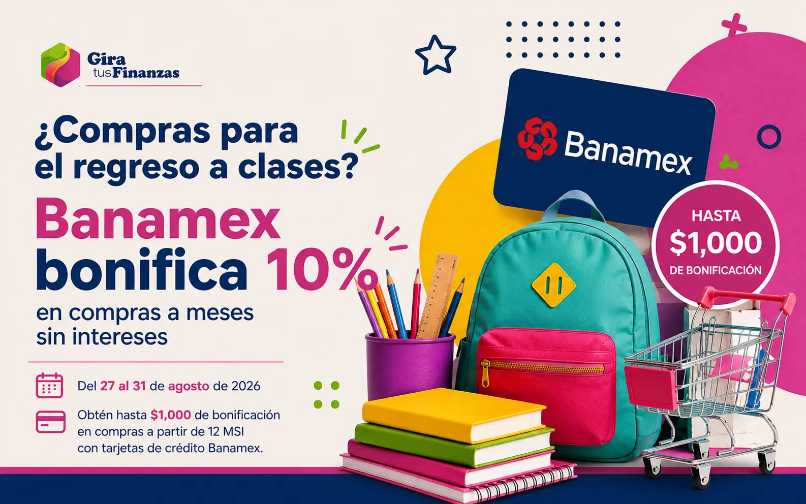 promoción Banamex regreso a clases 2026