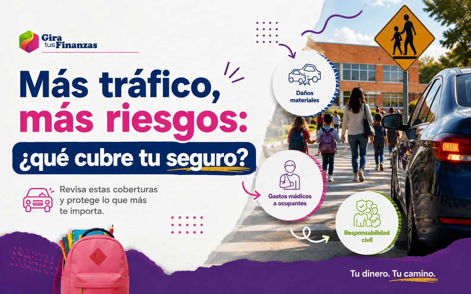seguro de auto en el regreso a clases