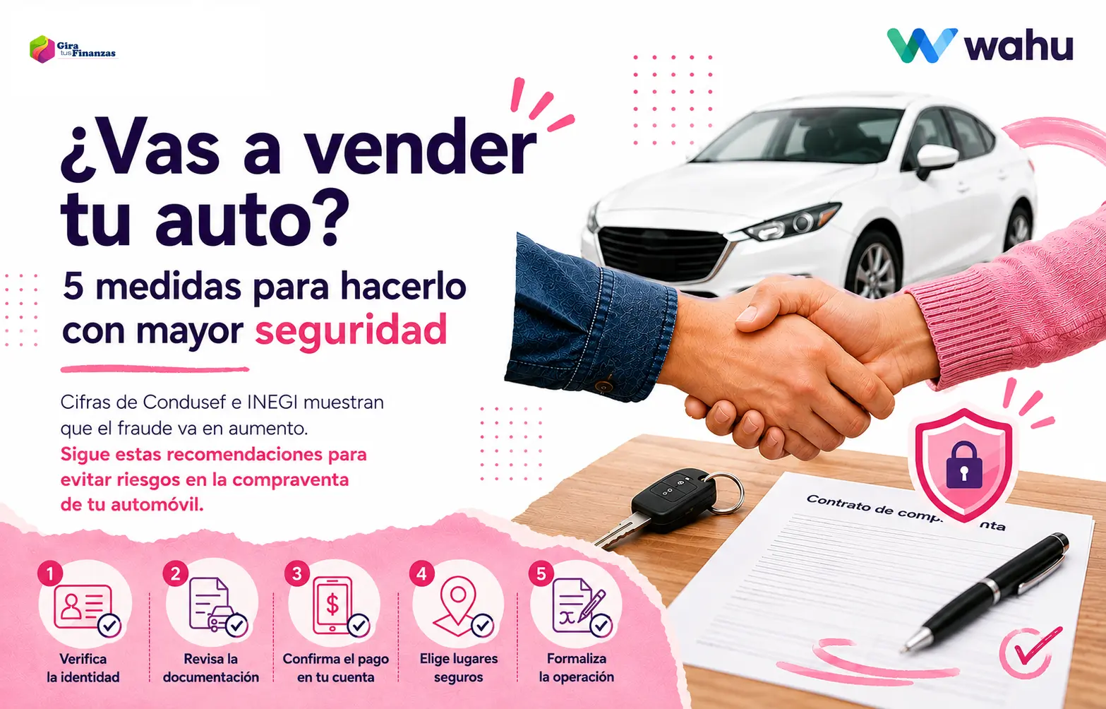 vender un automóvil con seguridad