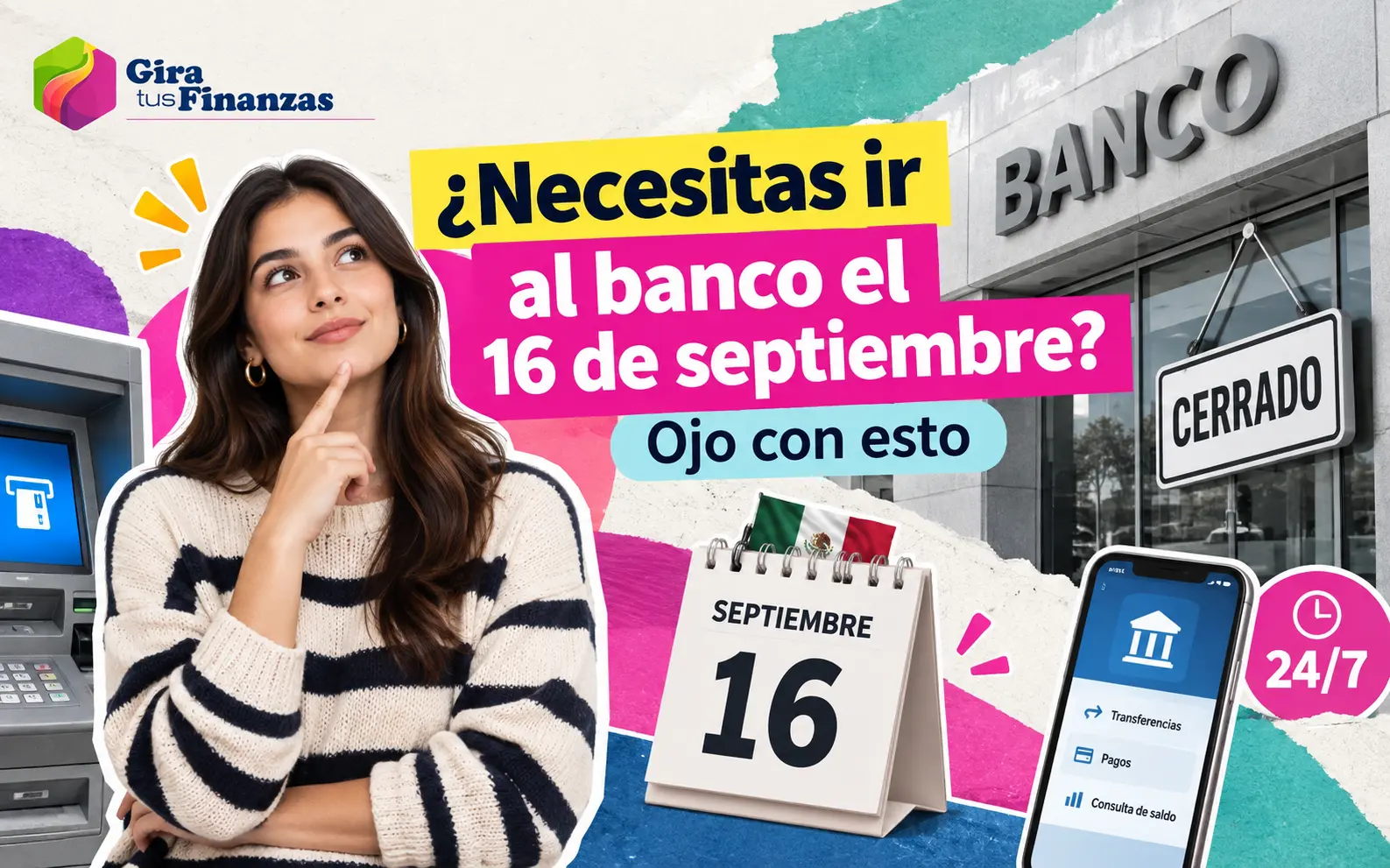 bancos el 16 de septiembre