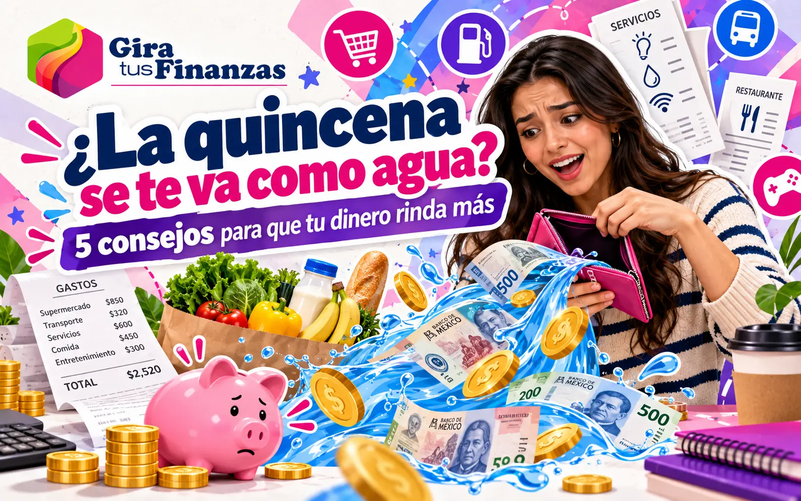organizar tus gastos y ahorrar dinero