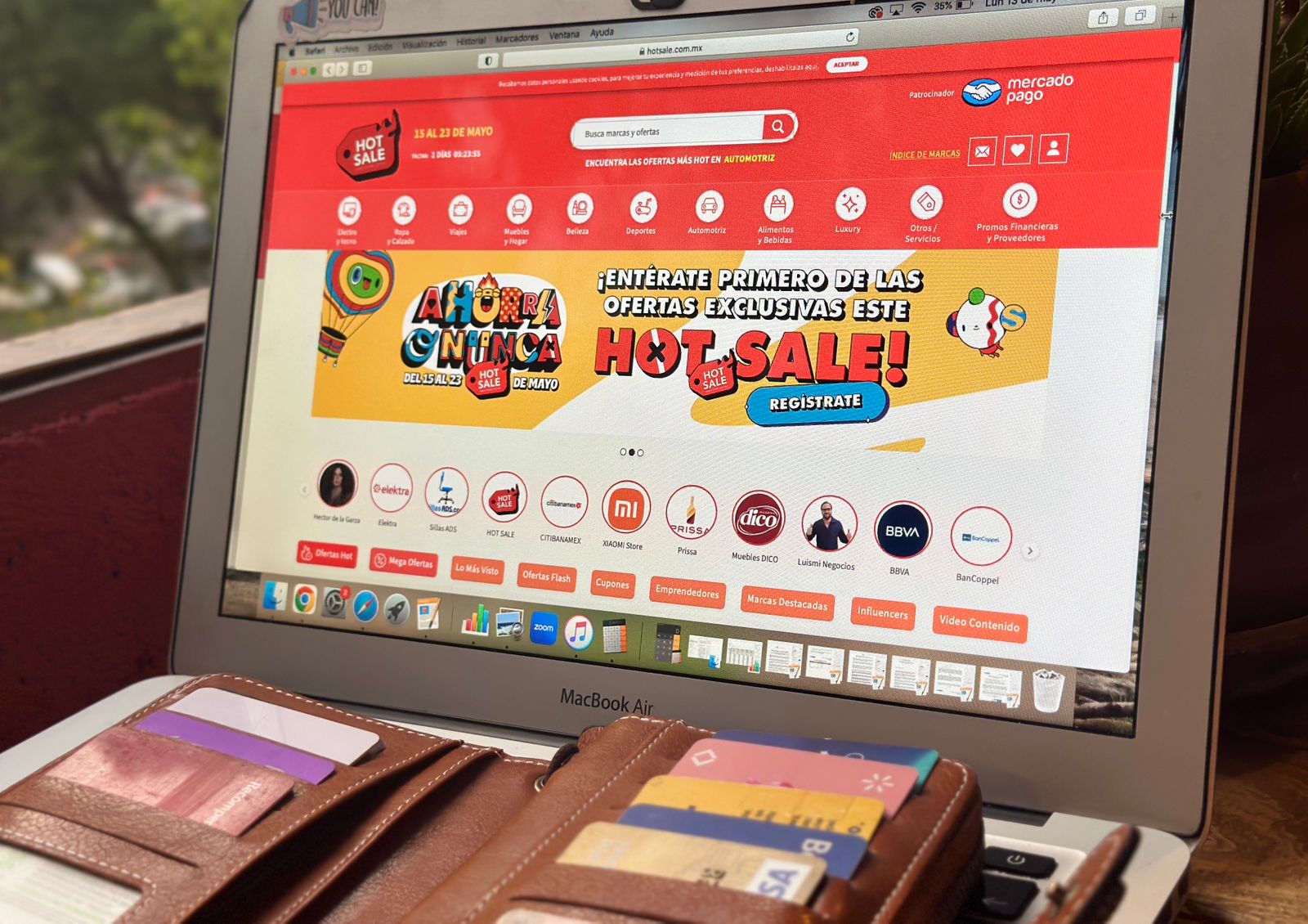 Imagen de la plataforma del Hot Sale.