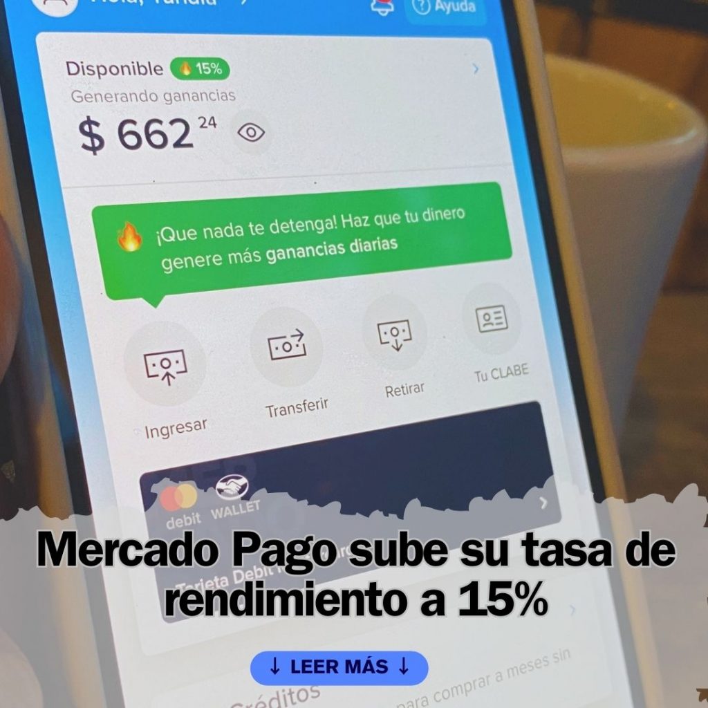 Imagen de la plataforma de Mercado Pago.