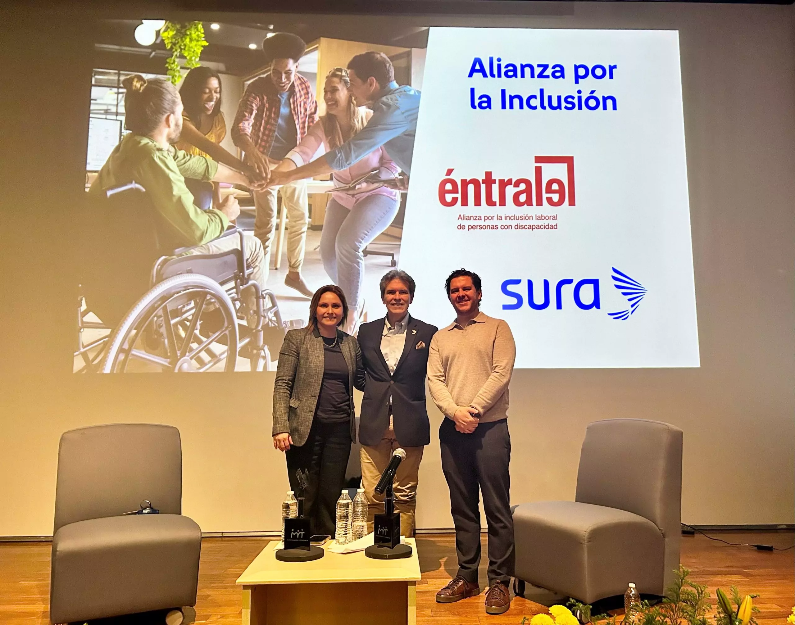 Sura México y Éntrale hacen Alianza por la Inclusión Laboral.