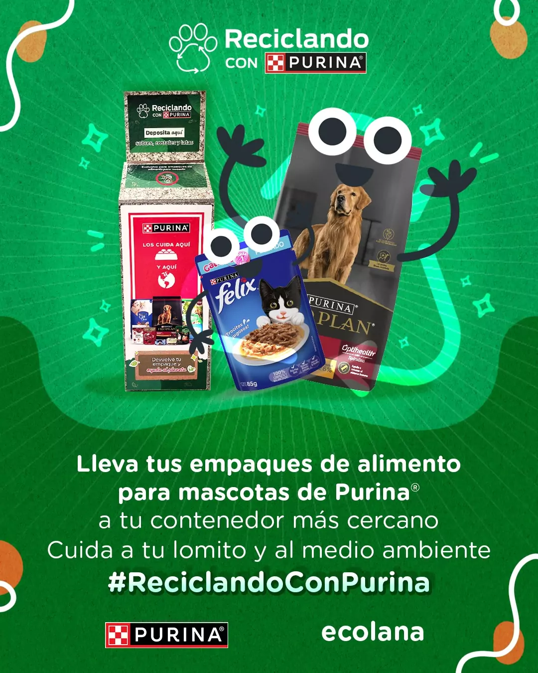 reciclando con Purina