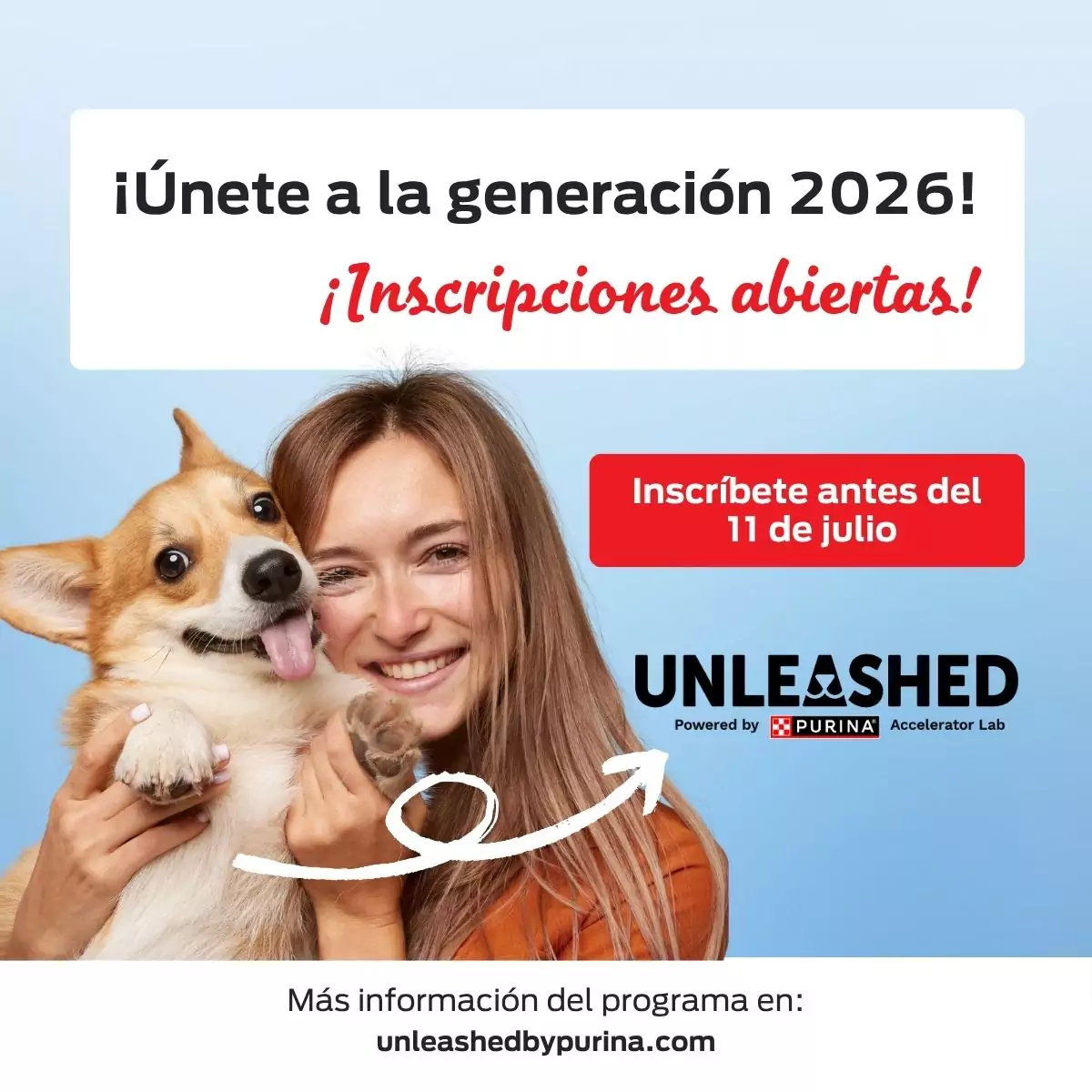Purina apoyará startups enfocadas en el bienestar de mascotas.