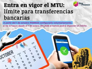 MTU Límite para transferencias bancarias