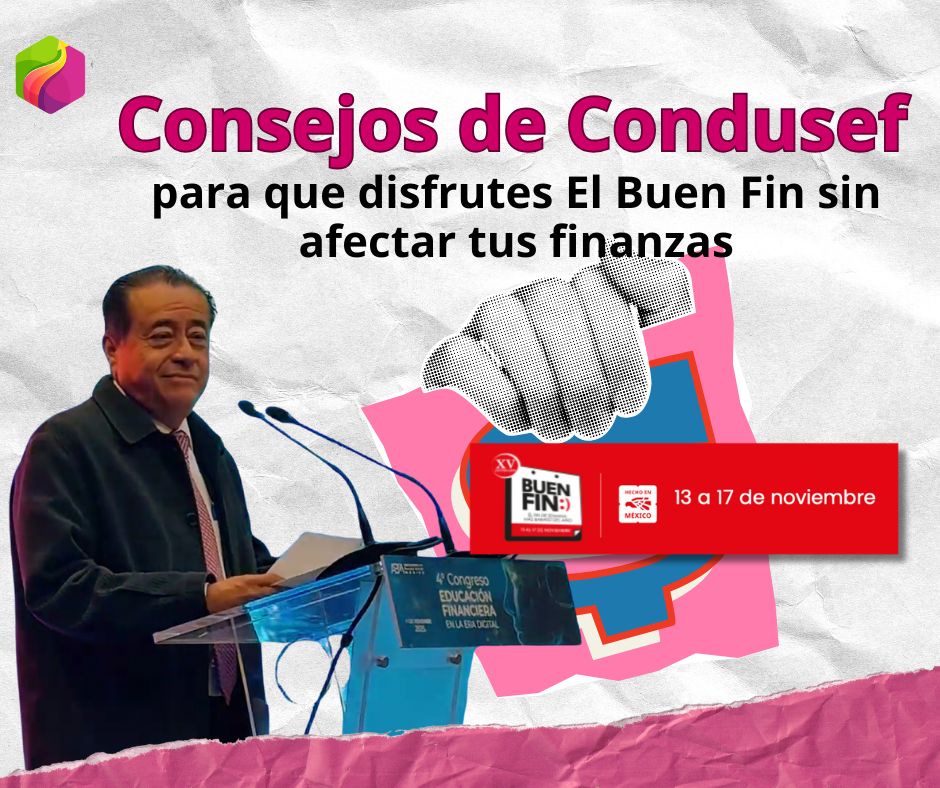 Imagen sobre Oscar Rosado, presidente de la Condusef hablando sobre Este Buen Fin