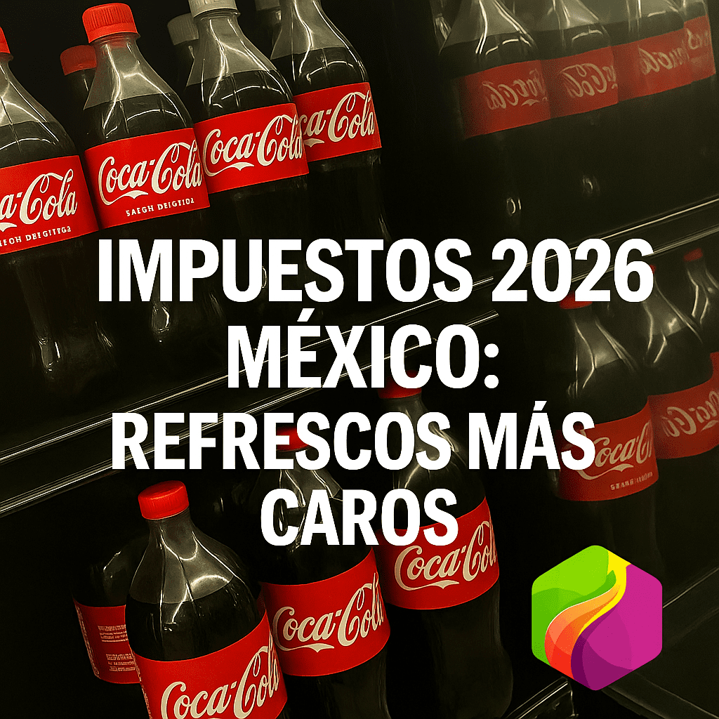 Imagen de refrescos que por los impuestos 2026 México aumentarán