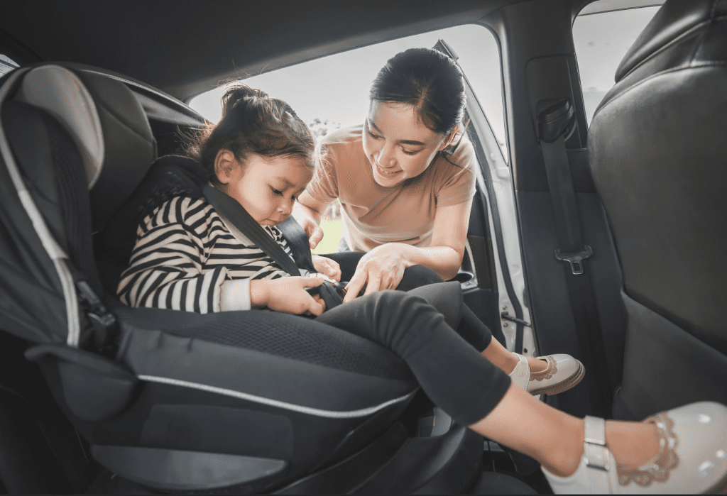 niños viajan sin protección